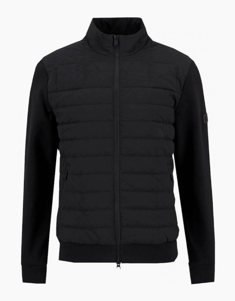 Barbour International Collins Baffle Black Quilted Jacket