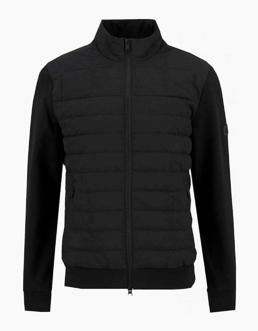 Barbour International Collins Baffle Black Quilted Jacket