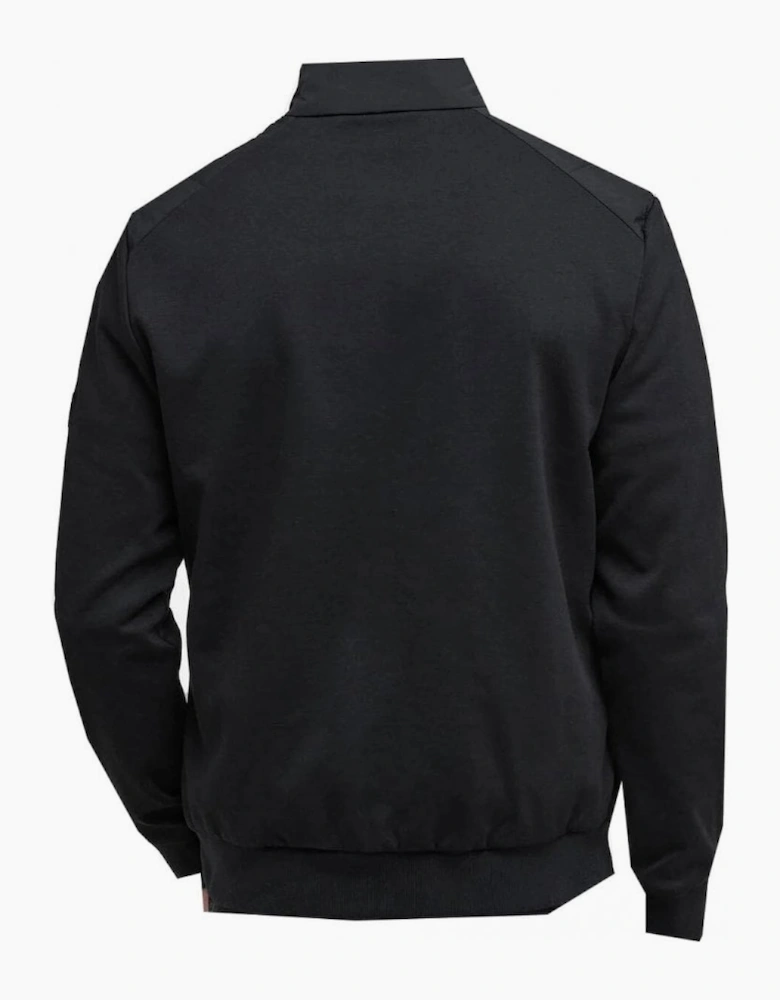 Barbour International Collins Baffle Black Quilted Jacket