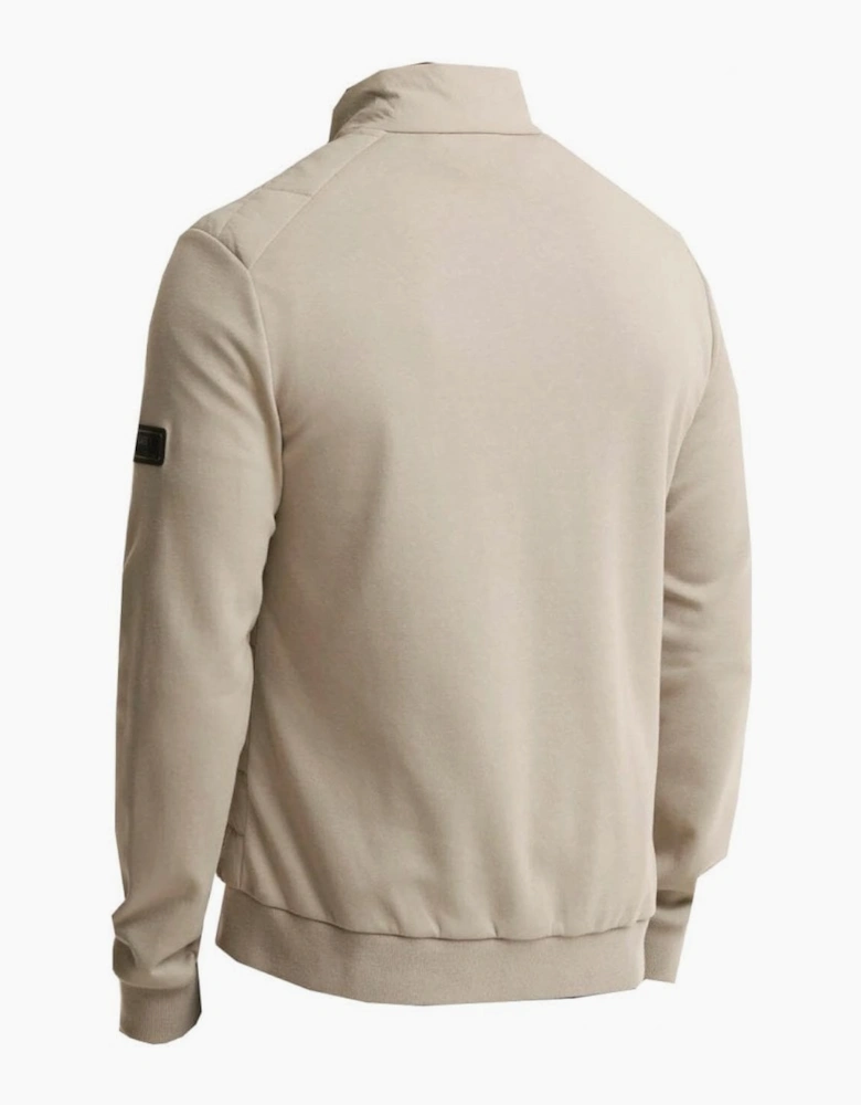 Barbour International Collins Baffle Concrete Quilted Jacket