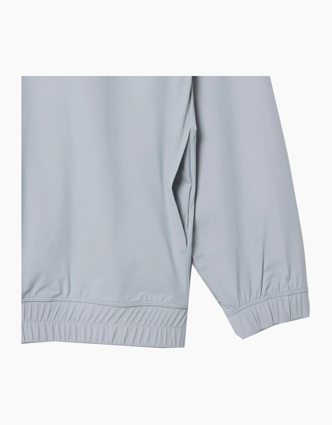 Lacoste Men's Blue Grey Stretch Commuter Track Jacket