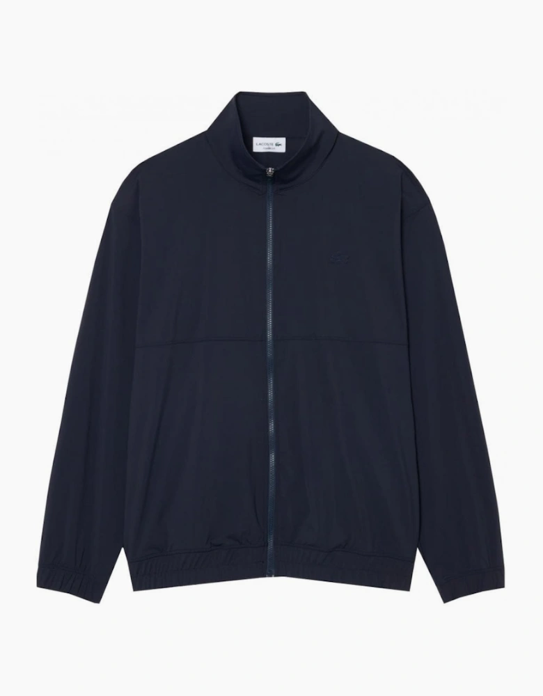 Lacoste Men's Navy Stretch Zip Commuter Jacket
