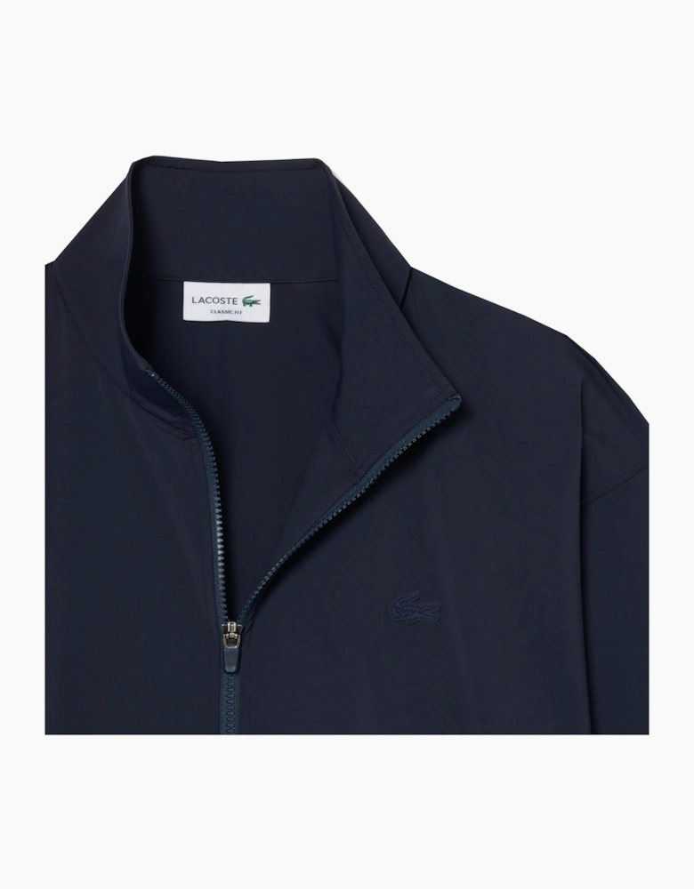 Lacoste Men's Navy Stretch Zip Commuter Jacket