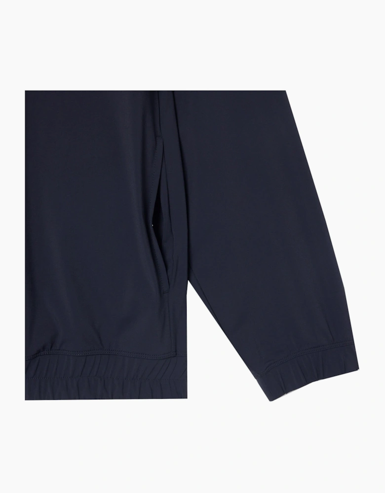 Lacoste Men's Navy Stretch Zip Commuter Jacket