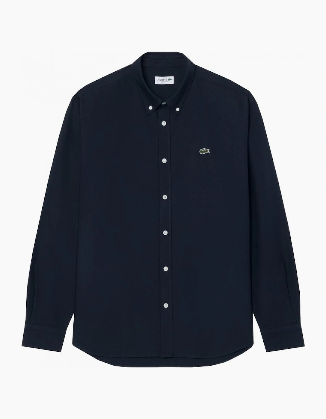 Lacoste Men's Navy Blue Regular Fit Oxford Shirt