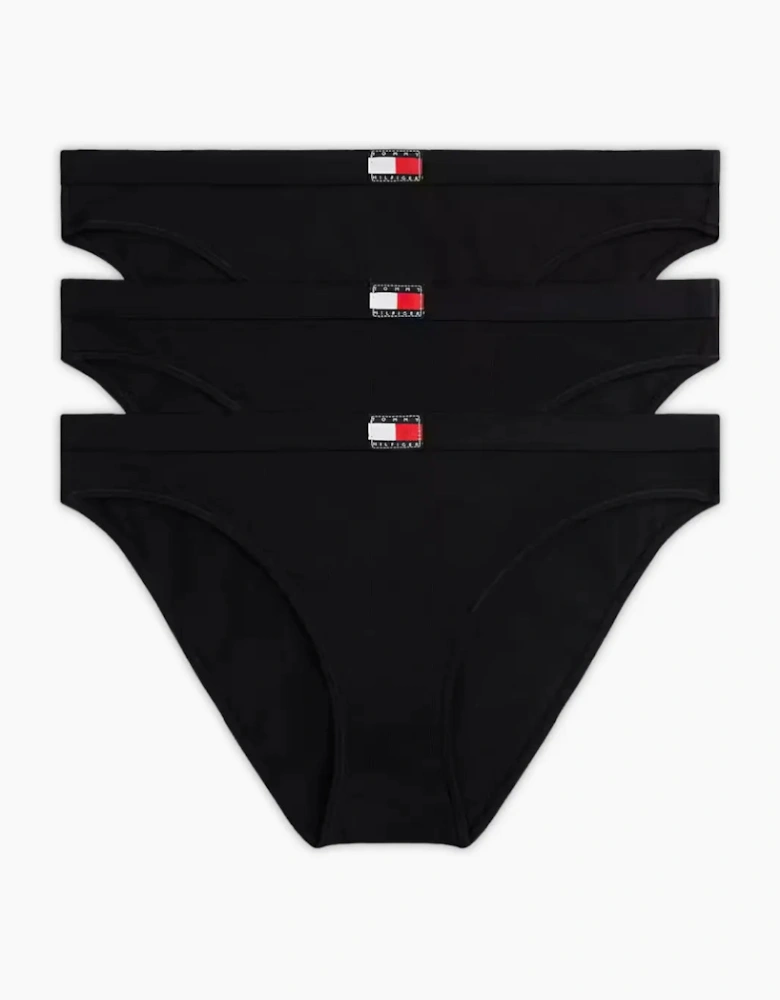 3-Pack TH Essentials Bikini Briefs, Black