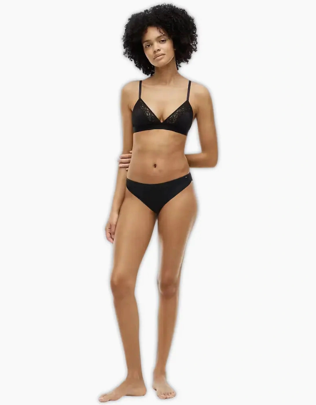 TH Comfort Lace Bikini Brief, Black