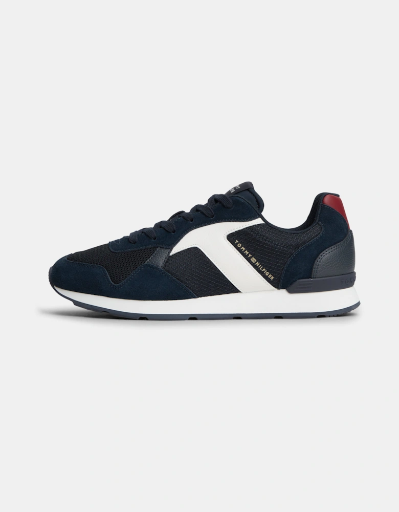 Tommy Hilfiger TH Core Mix Mens Trainers - Navy RWB