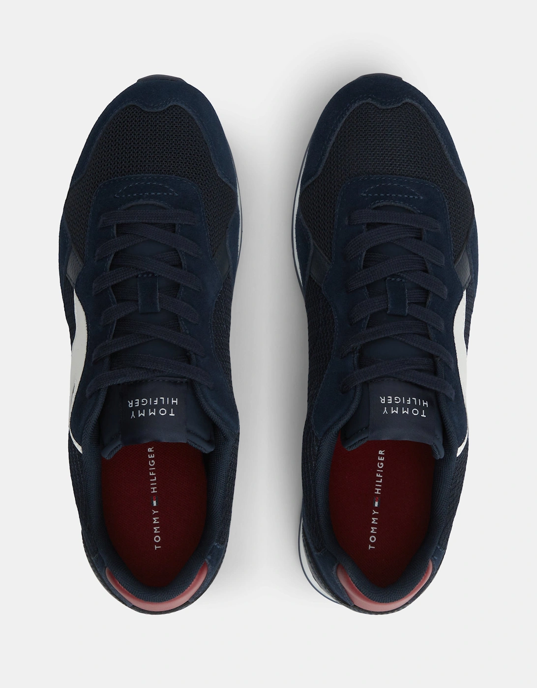 Tommy Hilfiger TH Core Mix Mens Trainers - Navy RWB
