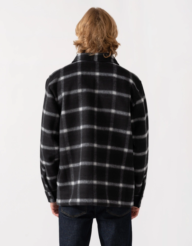 BOSS Orange Losky Mens Long Sleeve Check Shirt - Black 001