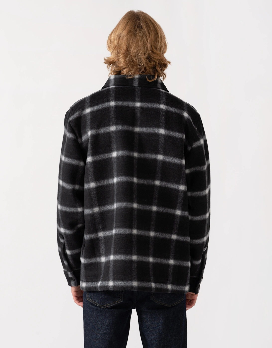 BOSS Orange Losky Mens Long Sleeve Check Shirt - Black 001