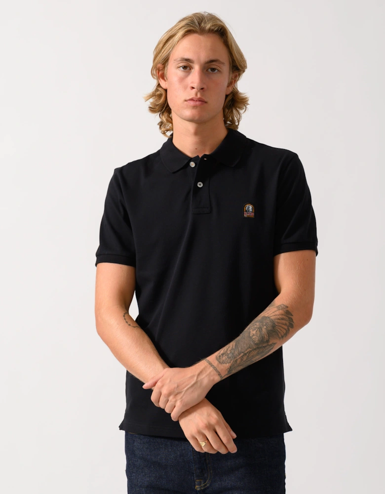 Parajumpers Wellington Mens Short Sleeve Polo - Black 541