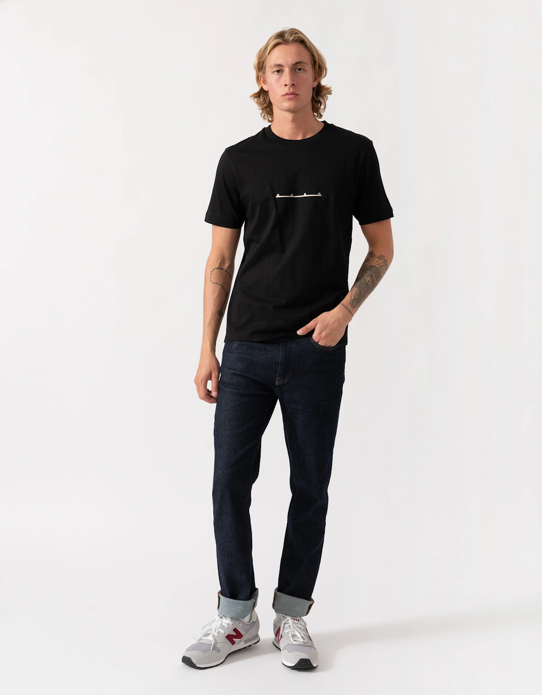 HUGO Datri Mens T-Shirt - Black 001