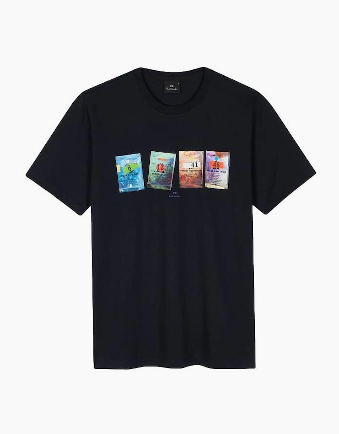 PS Paul Smith Reg Fit Seeds T-Shirt 49 DK NAVY