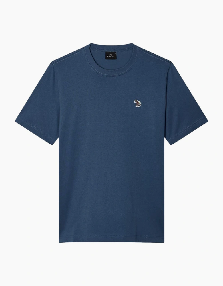 PS Paul Smith Reg Fit Zebra T-Shirt 46E Blue