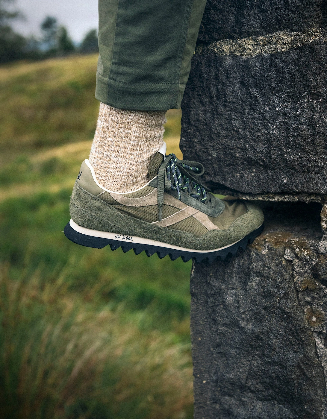 Walsh x Universal Works Ensign Men's Green Trainers