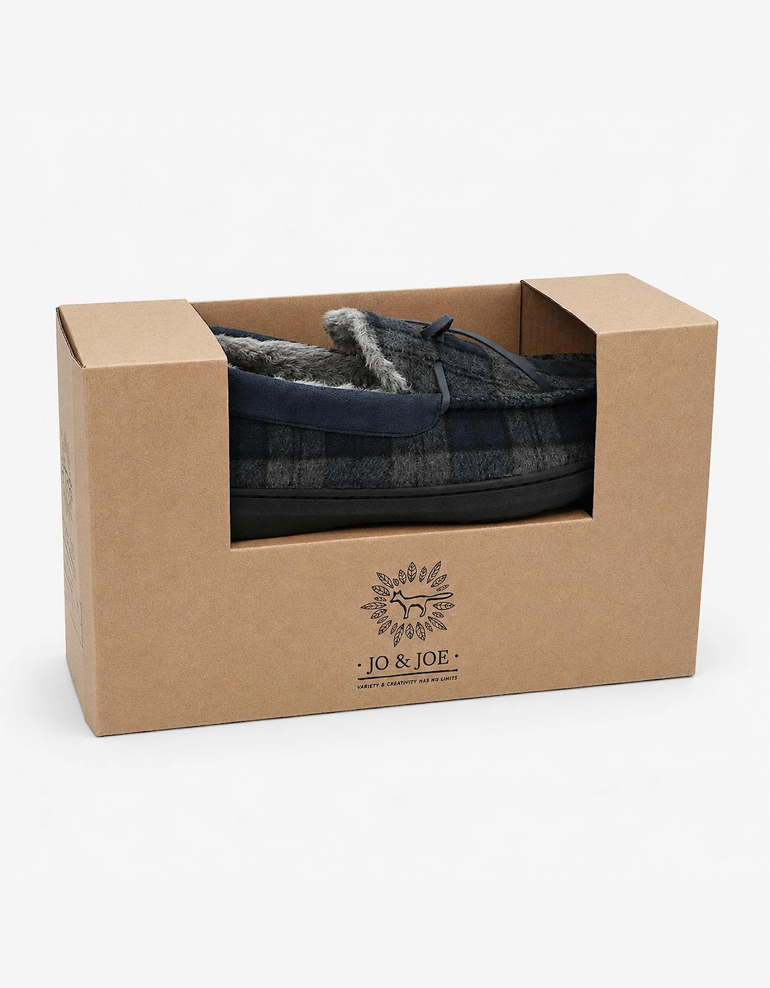 BUDE/NAVY BUDE Mens Moccasin Slippers Navy