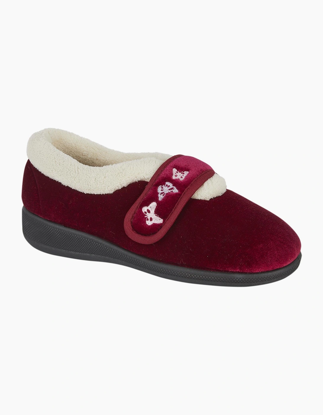 Jo & Joe MATILDA Womens Touch Fasten/Velcro Wine