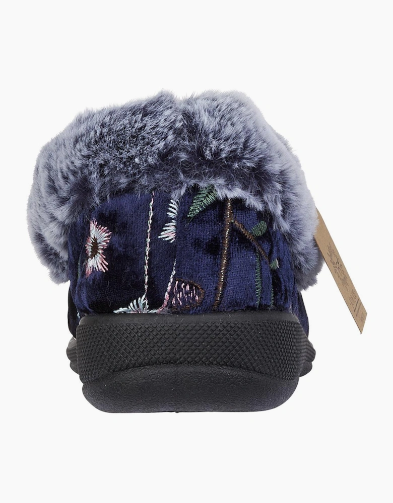 Jo & Joe MABEL Womens Full Slippers Navy