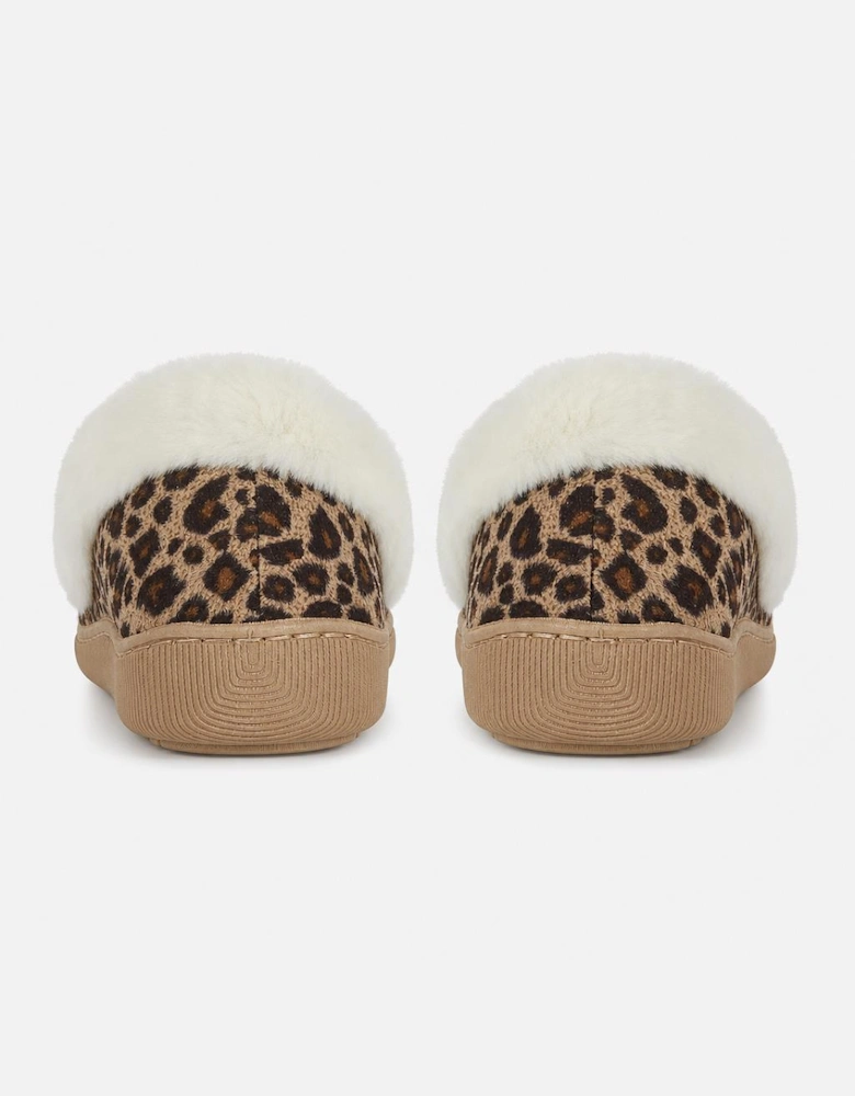 Jo & Joe MAIA Womens Moccasin Slippers Leopard