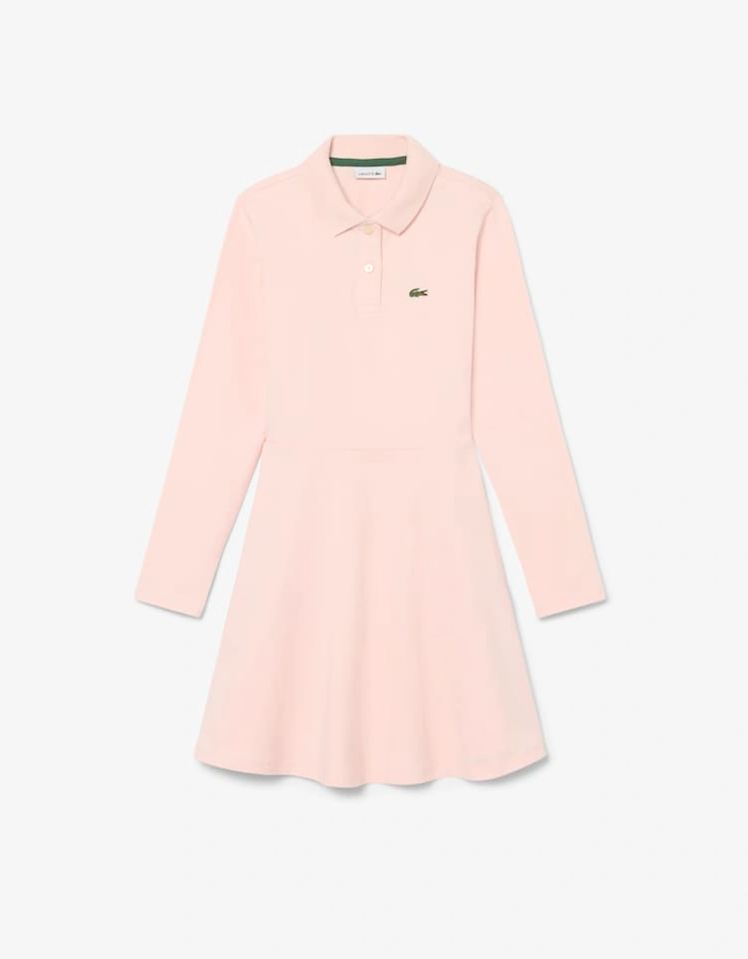LACOSTE PINK PIQUE POLO DRESS 347900