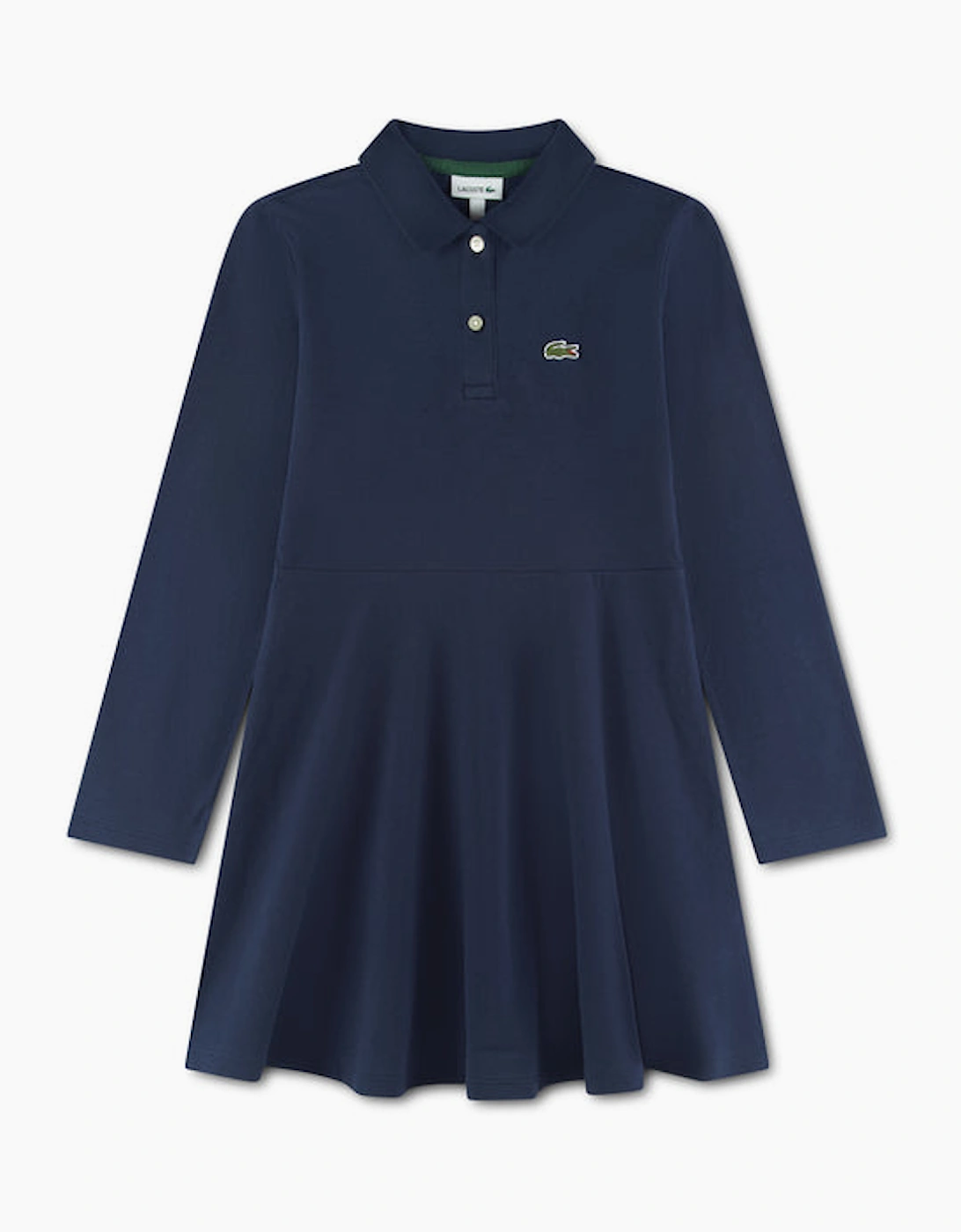 LACOSTE NAVY PIQUE POLO DRESS 347900