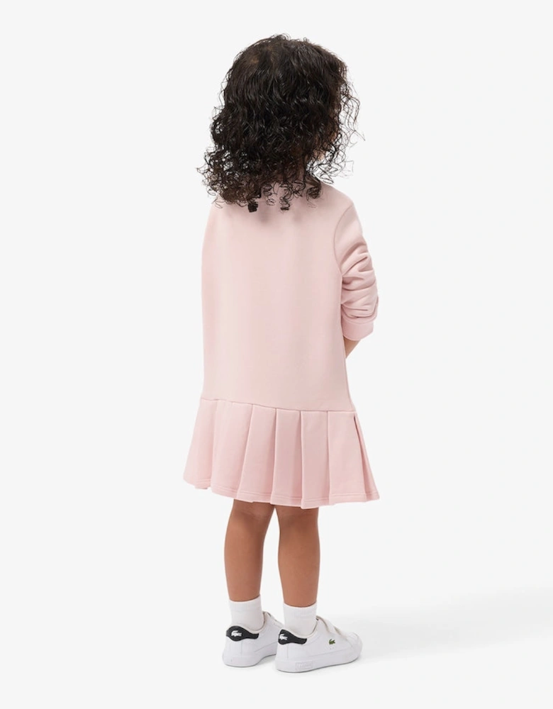 LACOSTE PINK PLEATED SKIRT DRESS 347901