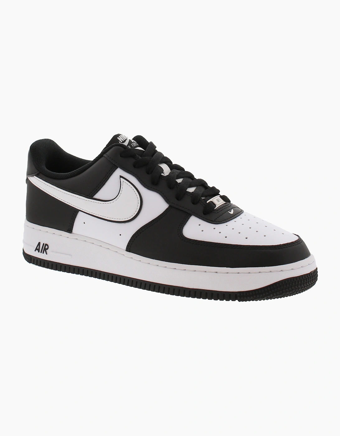 Men's Nike Mens Trainers Air Force 1 07 Leather Lace Up black UK Size - Size: 9.5