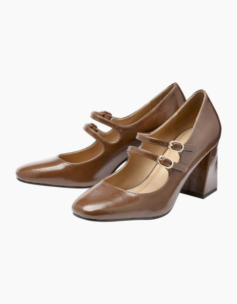 Aoife Womens Mary Jane Court Shoes