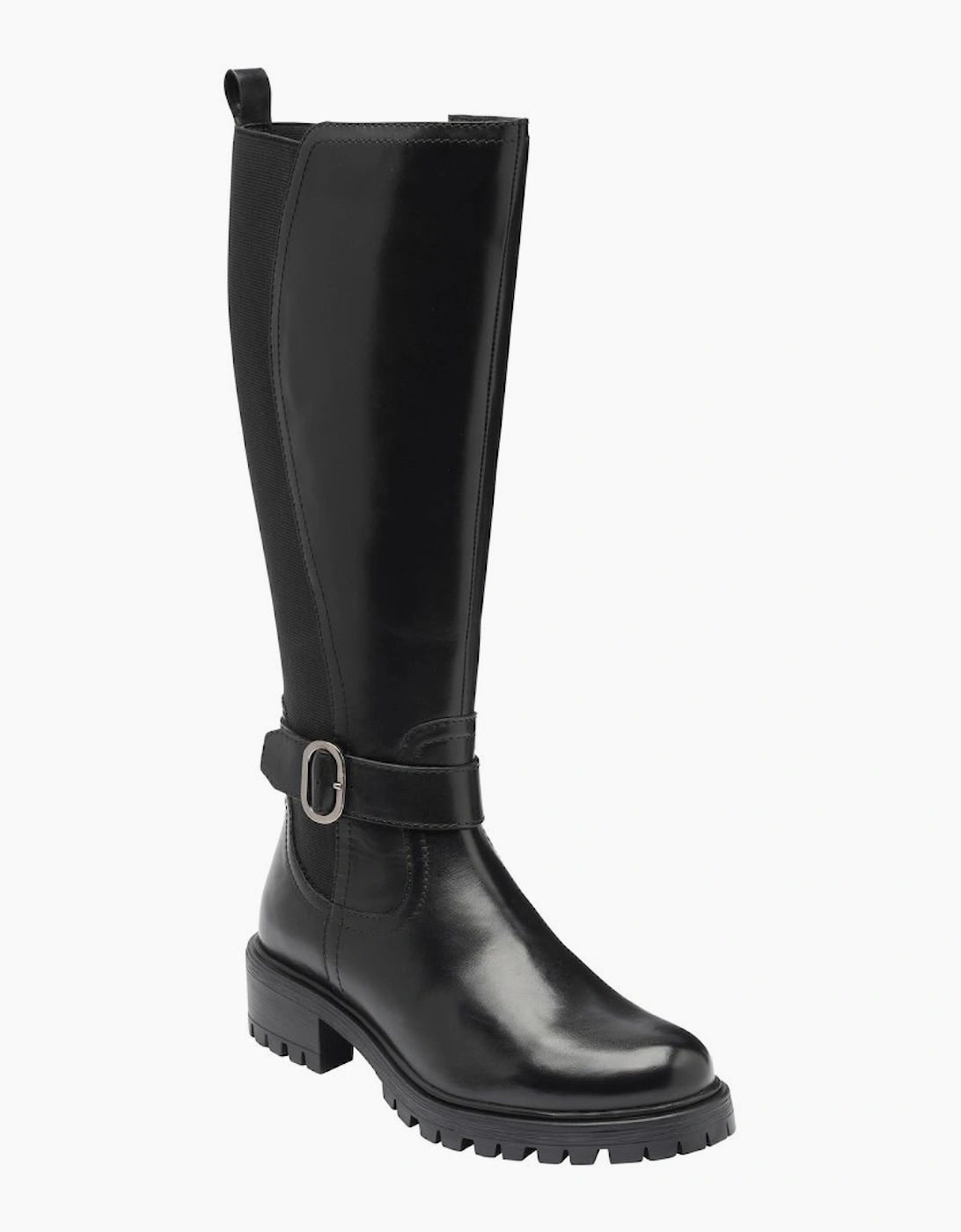 Lotus Women's Tiber Womens Knee High Boots - Black - Size: 3