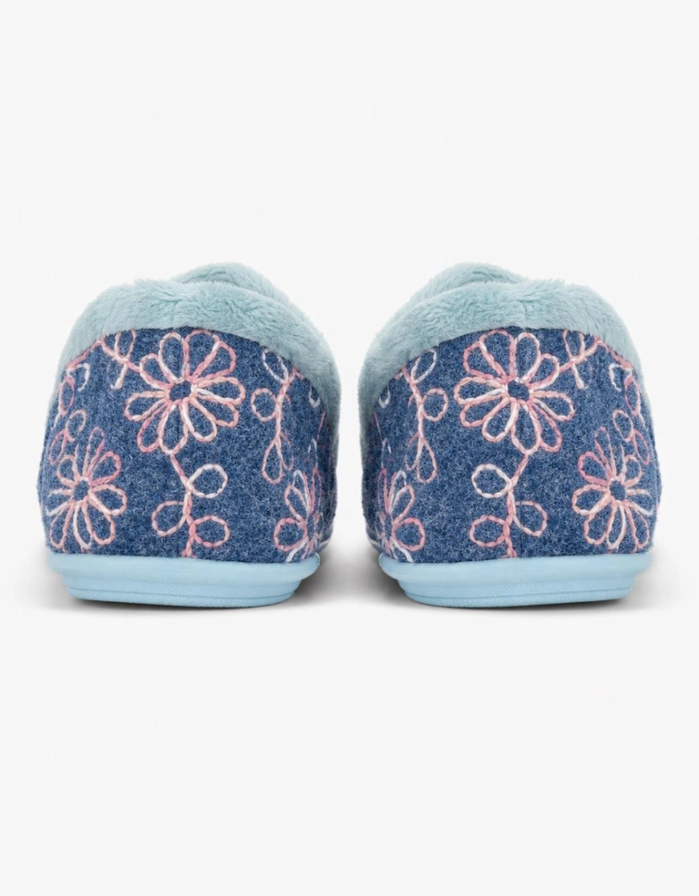 Sleepers SARA Womens Full Slippers Blue