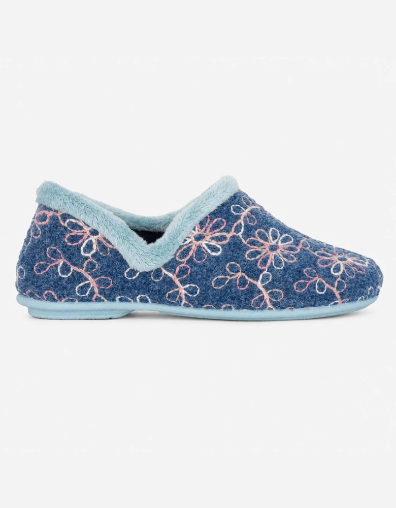 Sleepers SARA Womens Full Slippers Blue
