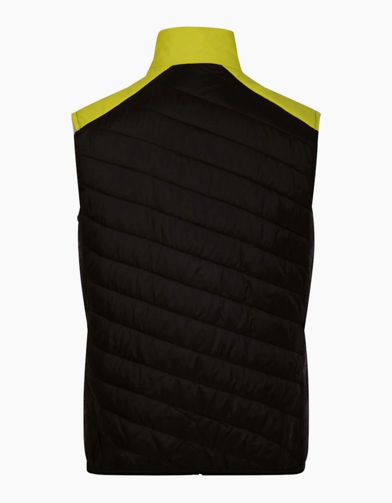 High Neck Colour Block Gilet