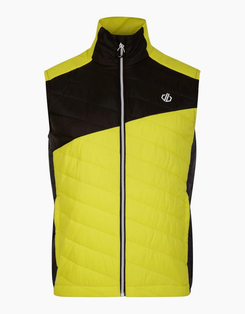 High Neck Colour Block Gilet