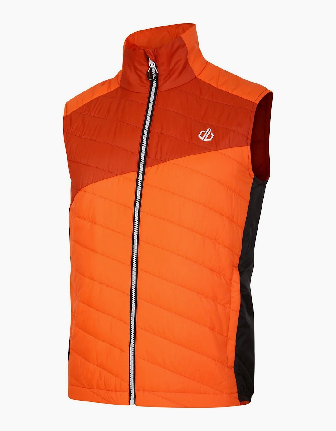 High Neck Colour Block Gilet