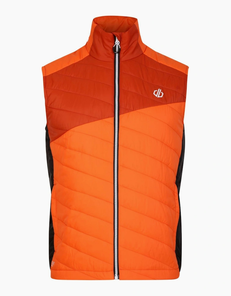 High Neck Colour Block Gilet