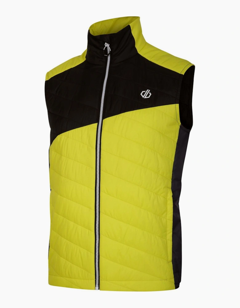 High Neck Colour Block Gilet