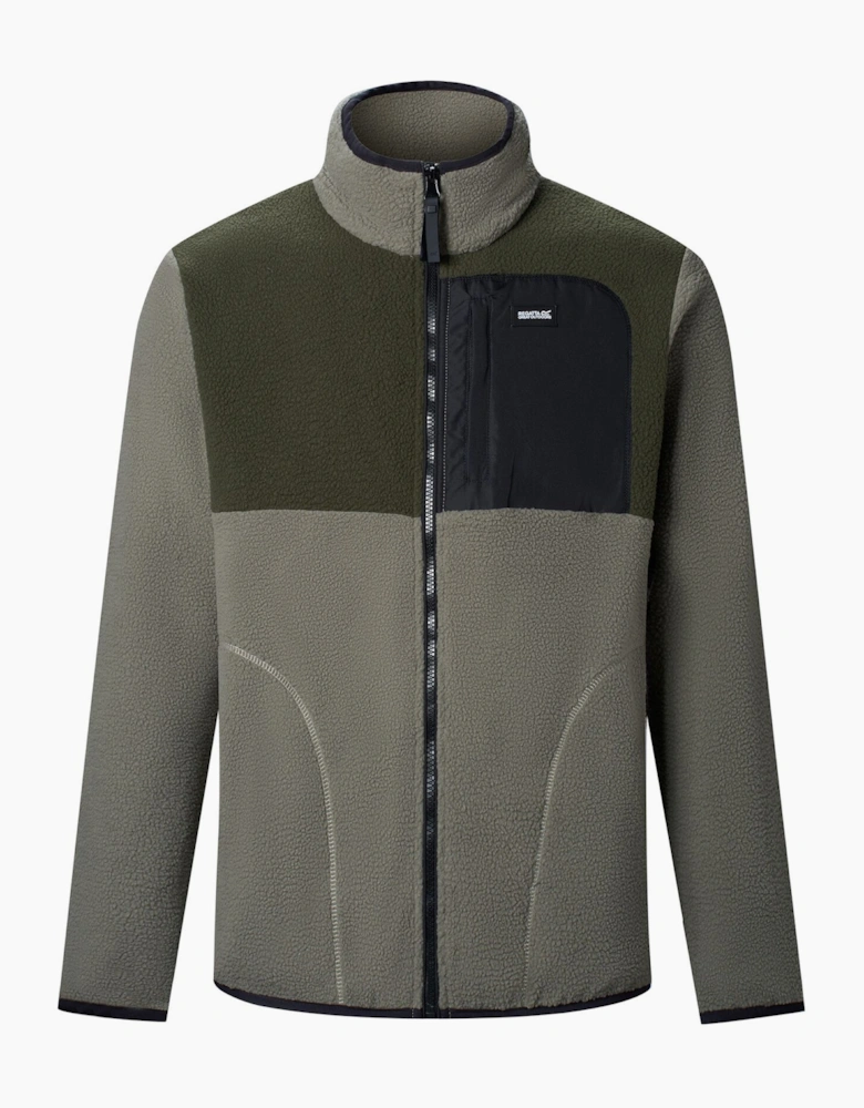 Regatta Mens Frankie Colour Block Borg Fleece Jacket