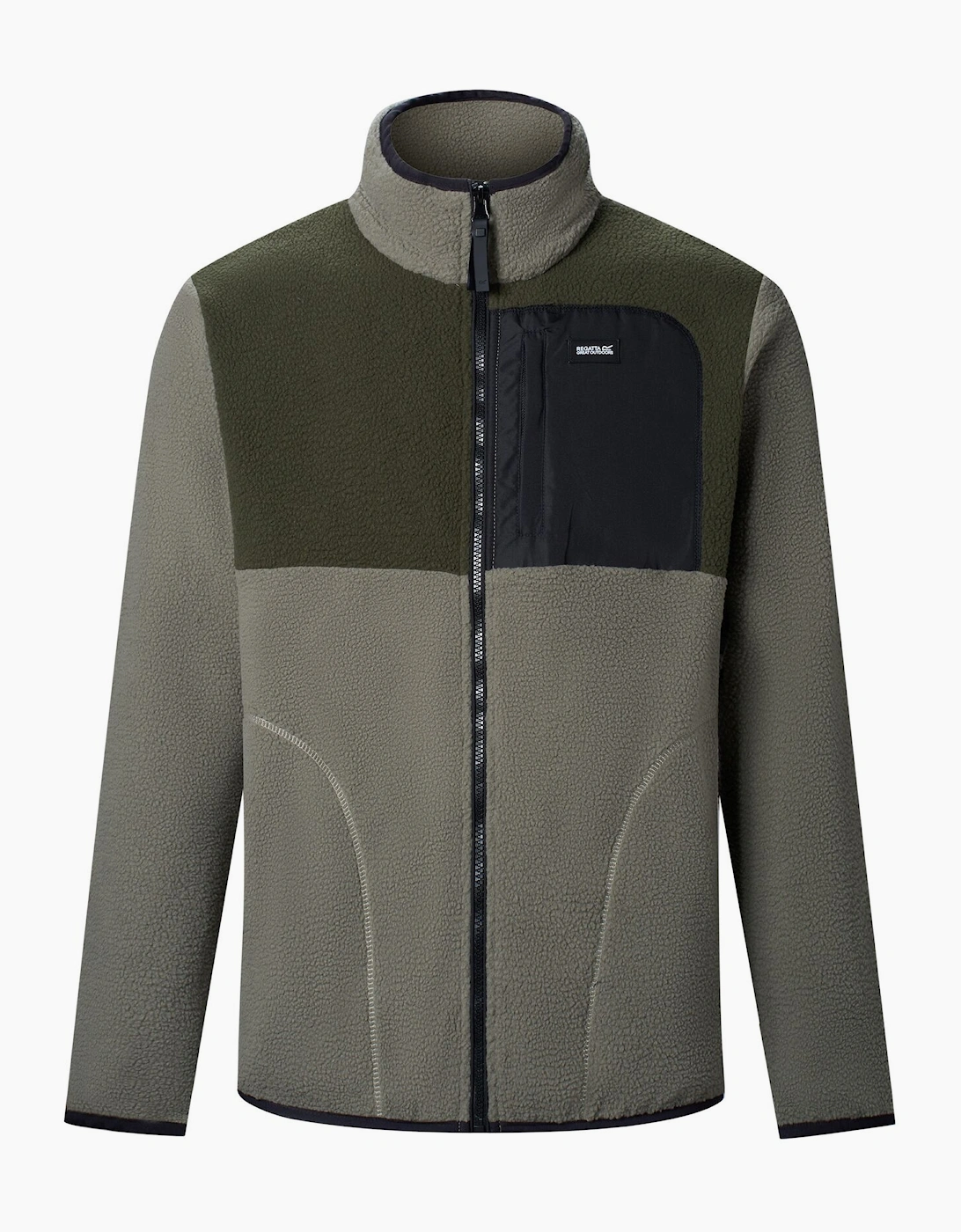 Regatta Mens Frankie Colour Block Borg Fleece Jacket