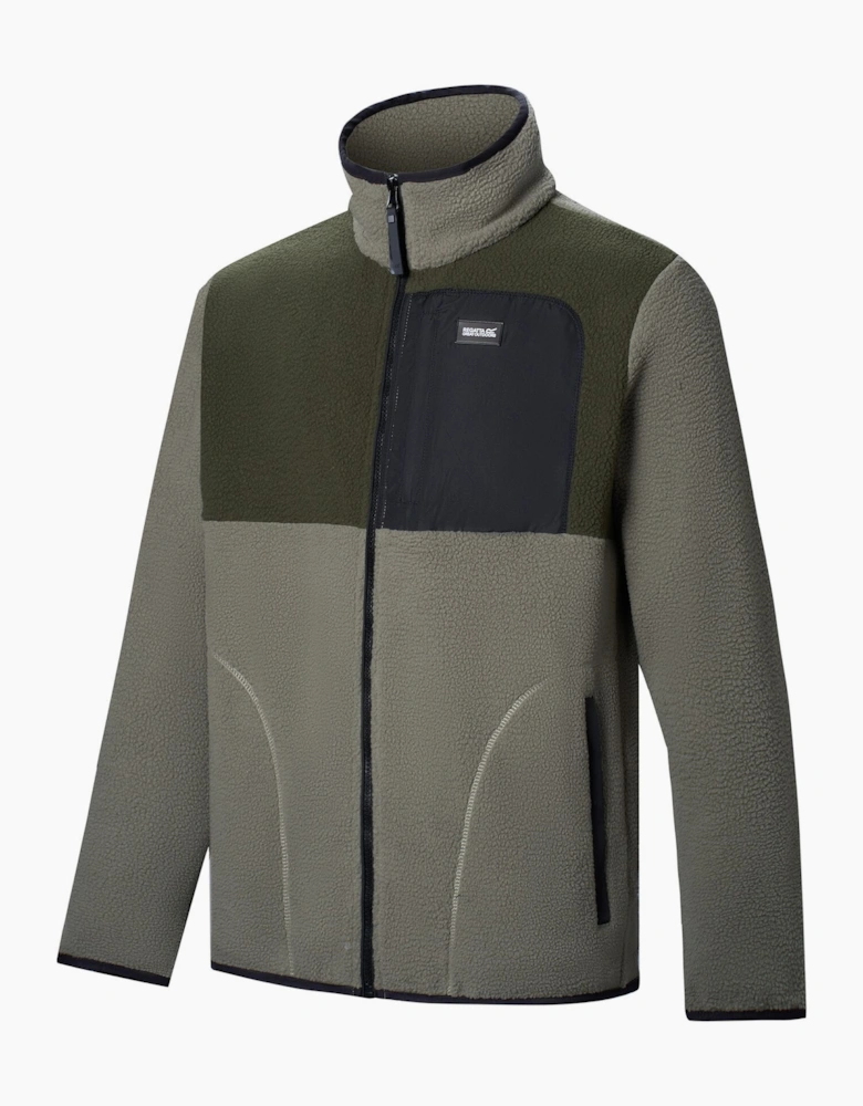 Regatta Mens Frankie Colour Block Borg Fleece Jacket