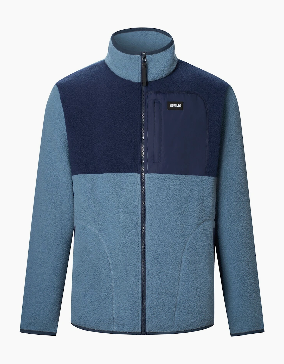 Regatta Mens Frankie Colour Block Borg Fleece Jacket