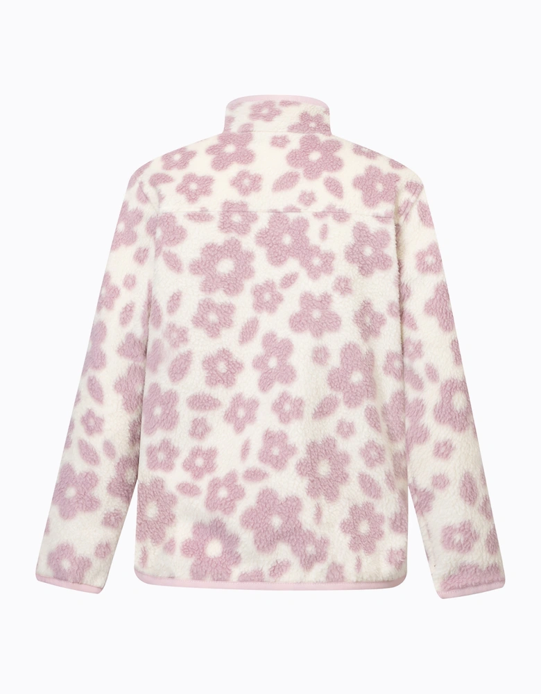 Regatta Childrens/Kids Frankie Floral Full Zip Fleece Jacket