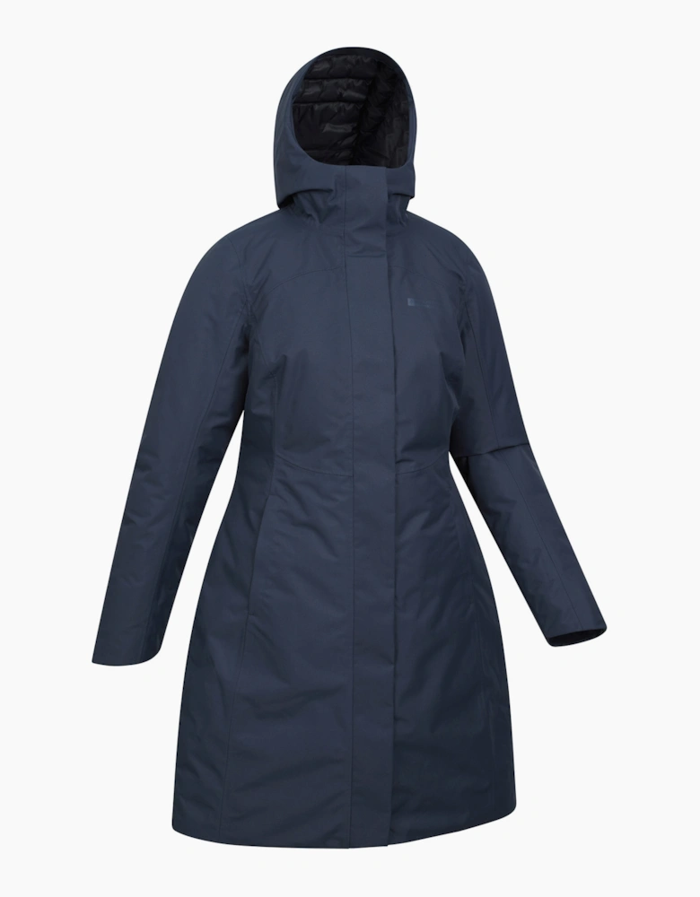 Mountain Warehouse Womens/Ladies Polar Down Long Length Hybrid Jacket