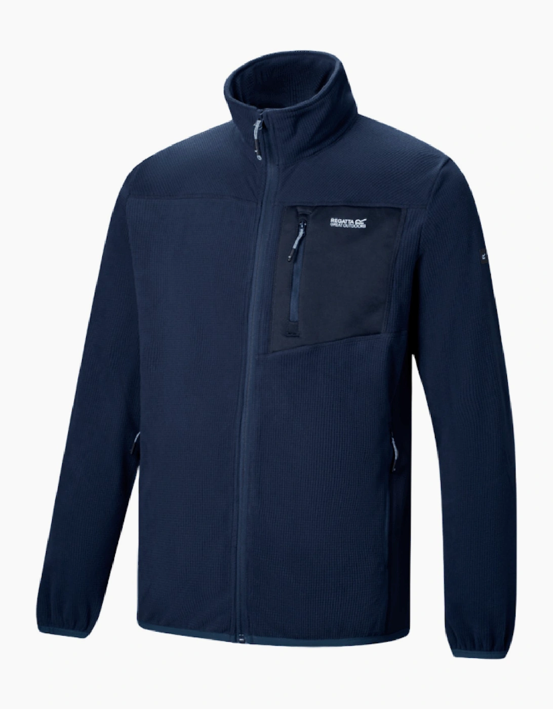 Regatta Mens Eadle Logo Full Zip Fleece