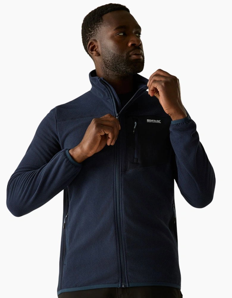 Regatta Mens Eadle Logo Full Zip Fleece