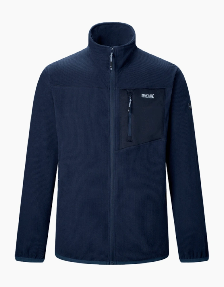Regatta Mens Eadle Logo Full Zip Fleece