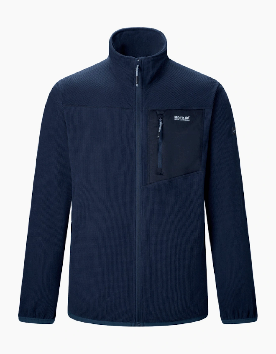 Regatta Mens Eadle Logo Full Zip Fleece