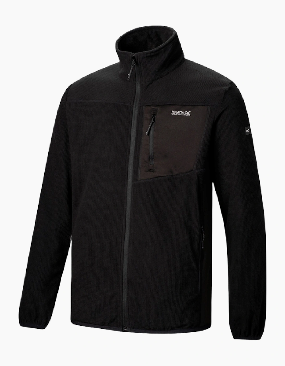 Regatta Mens Eadle Logo Full Zip Fleece