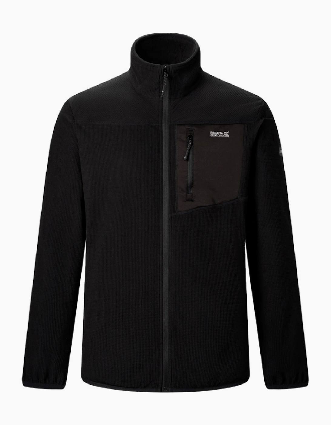Regatta Mens Eadle Logo Full Zip Fleece