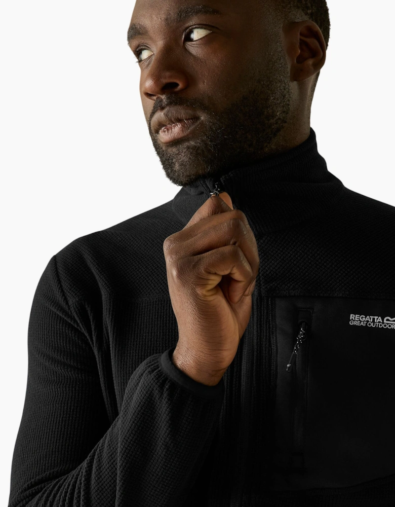 Regatta Mens Eadle Logo Full Zip Fleece